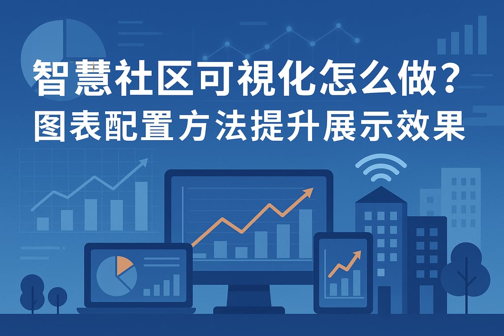 智慧社区可视化怎么做？图表配置方法提升展示效果