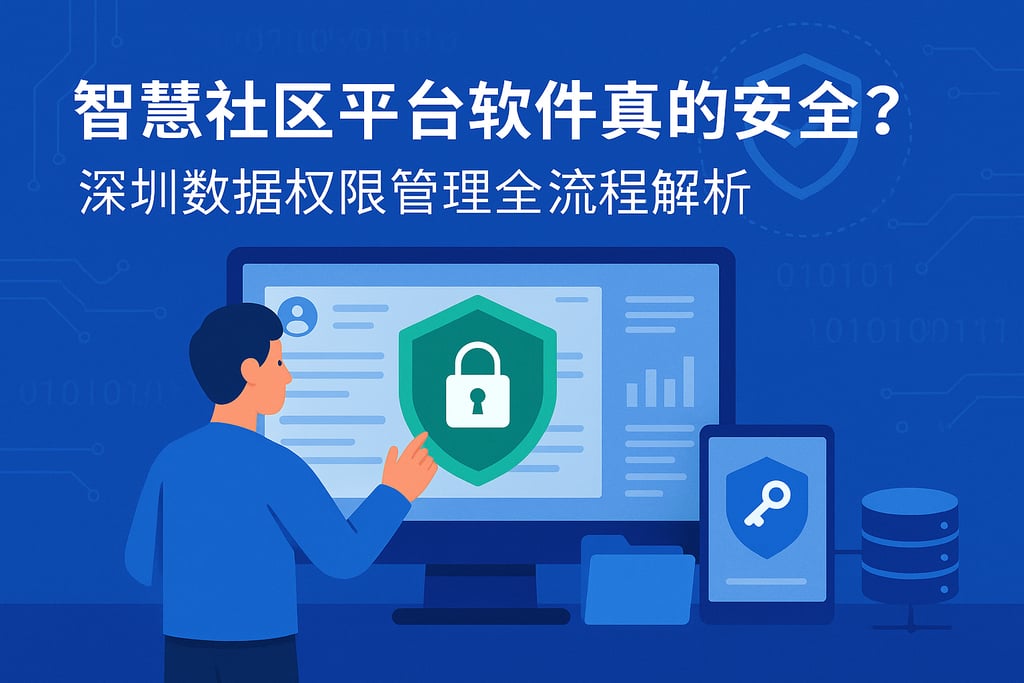 智慧社区平台软件真的安全？深圳数据权限管理全流程解析