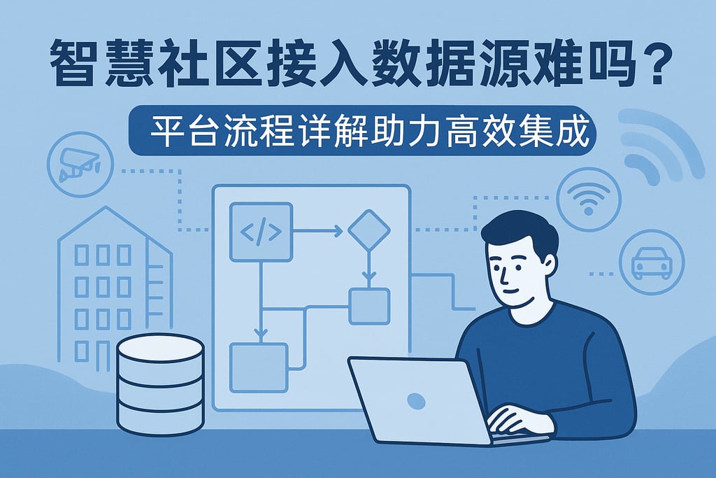 智慧社区接入数据源难吗？平台流程详解助力高效集成