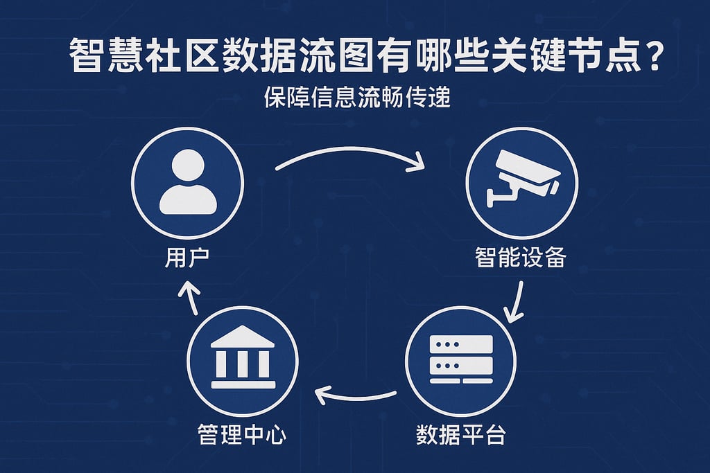 智慧社区数据流图有哪些关键节点？保障信息流畅传递