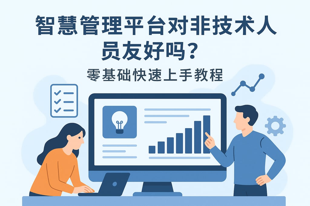智慧管理平台参考对非技术人员友好吗？零基础快速上手教程