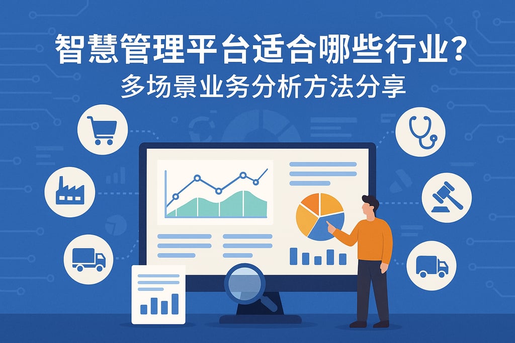 智慧管理平台参考适合哪些行业？多场景业务分析方法分享
