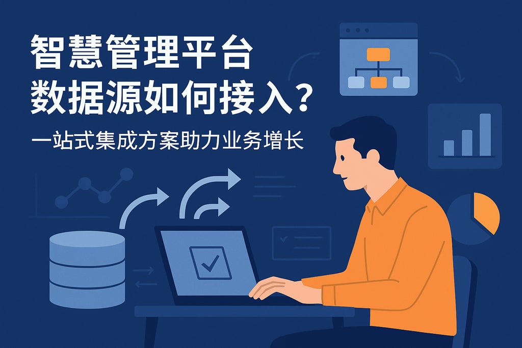 智慧管理平台数据源如何接入？一站式集成方案助力业务增长