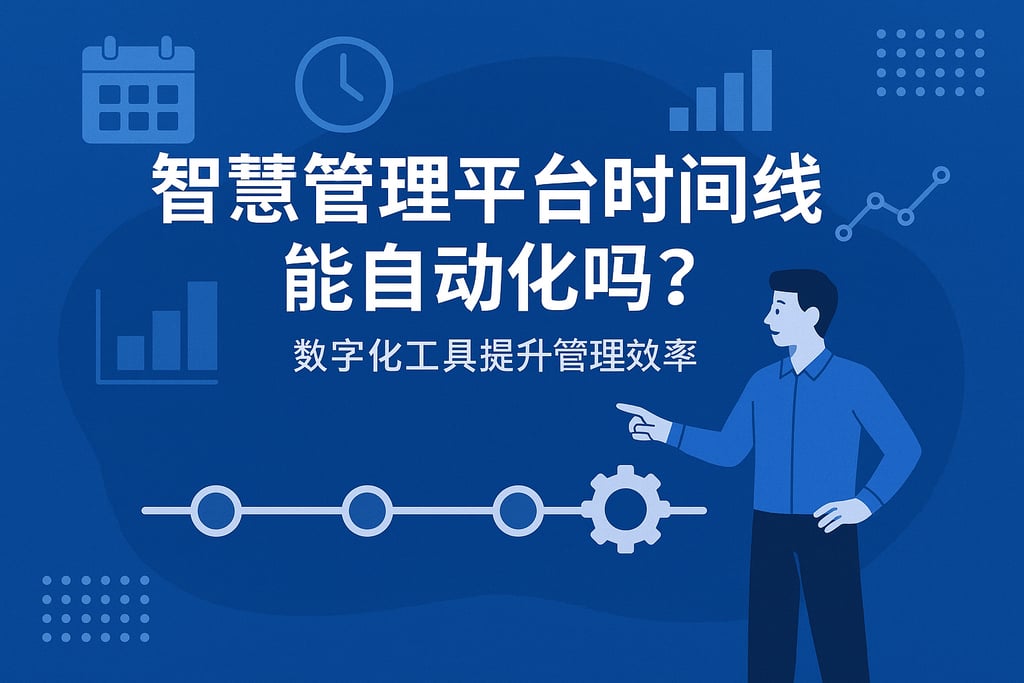 智慧管理平台时间线能自动化吗？数字化工具提升管理效率