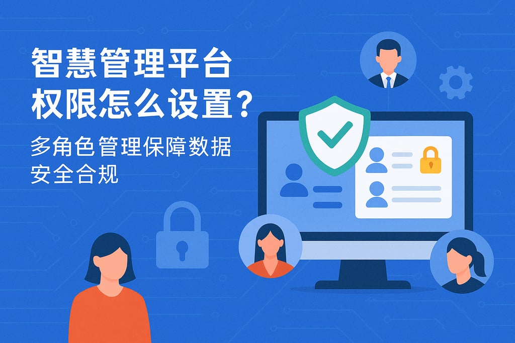 智慧管理平台权限怎么设置？多角色管理保障数据安全合规