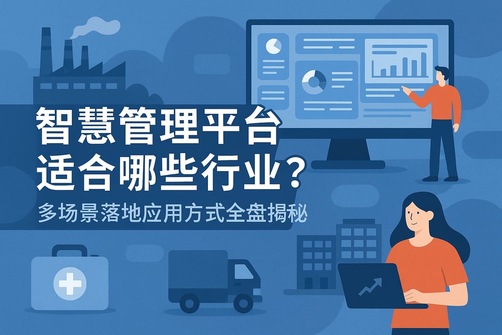 智慧管理平台适合哪些行业？多场景落地应用方式全盘揭秘