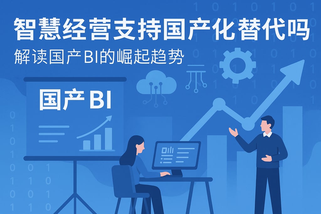 智慧经营k支持国产化替代吗？解读国产BI的崛起趋势