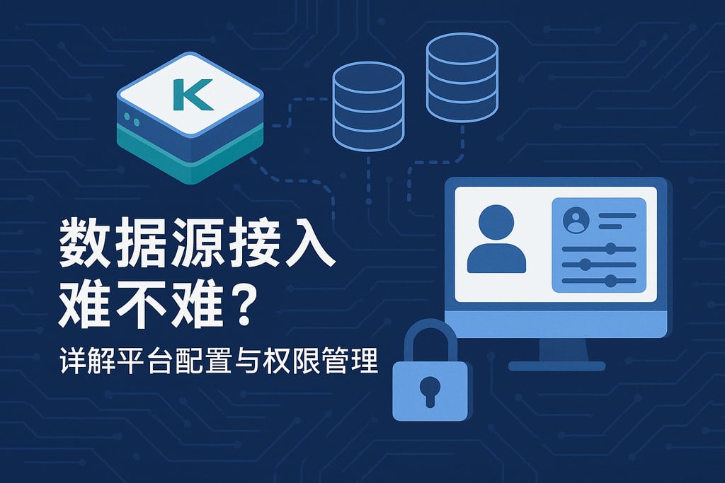 智慧经营k数据源接入难不难？详解平台配置与权限管理
