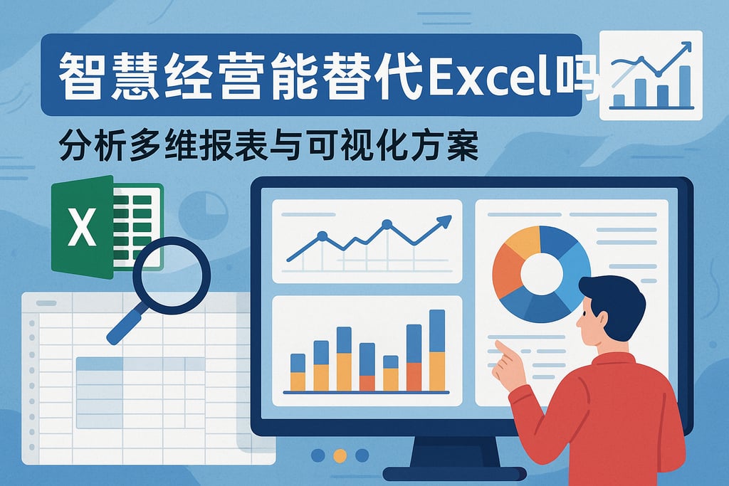 智慧经营k能替代Excel吗？分析多维报表与可视化方案