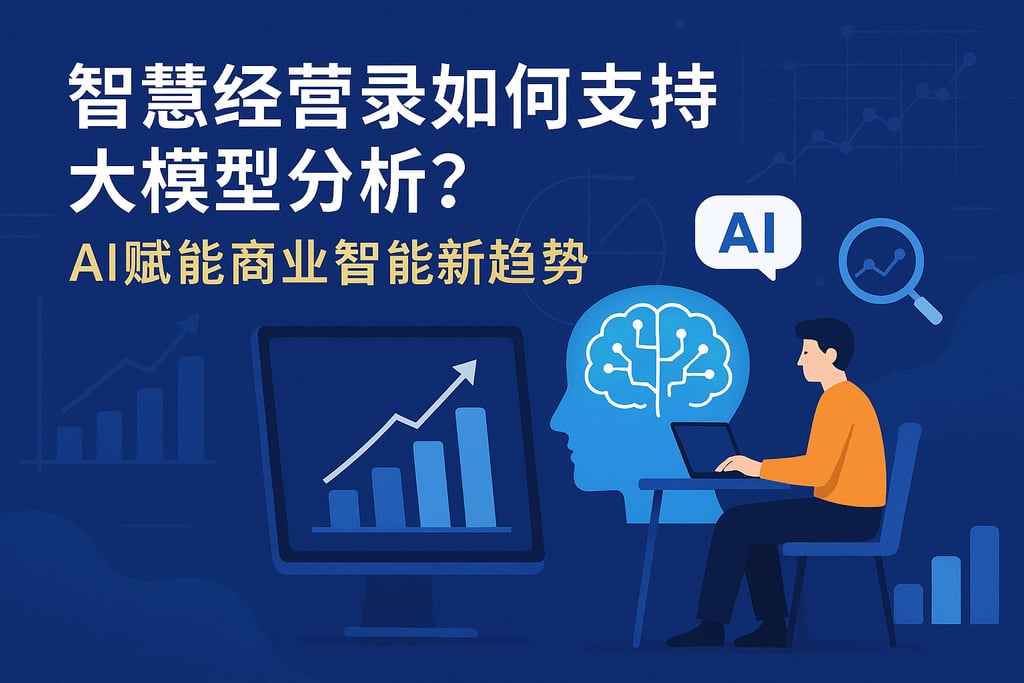 智慧经营录如何支持大模型分析？AI赋能商业智能新趋势