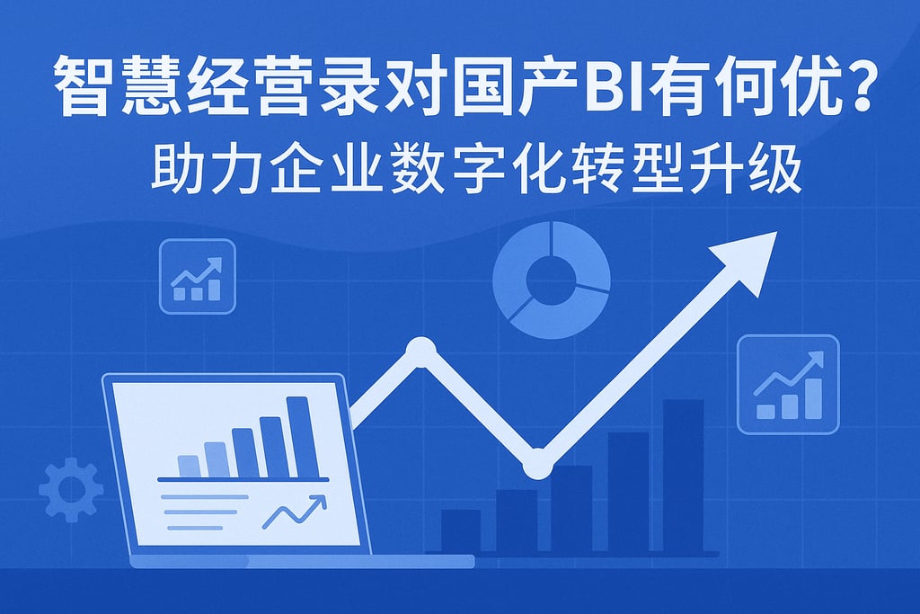 智慧经营录对国产BI有何优势？助力企业数字化转型升级