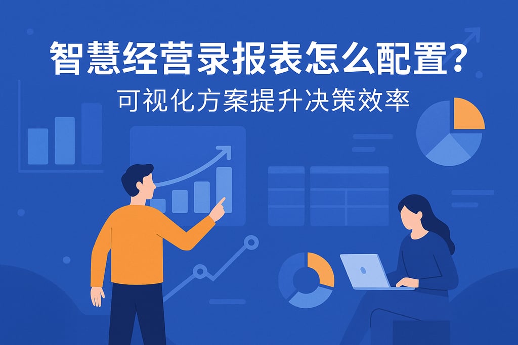 智慧经营录报表怎么配置？可视化方案提升决策效率