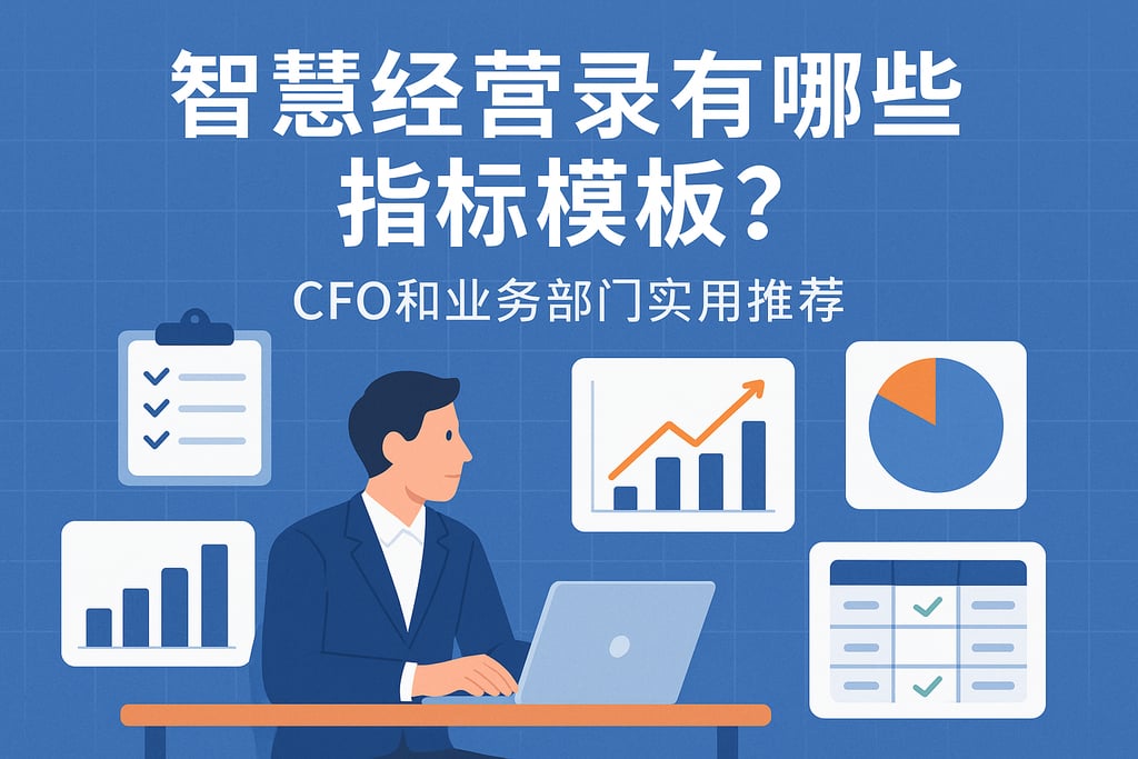智慧经营录有哪些指标模板？CFO和业务部门实用推荐