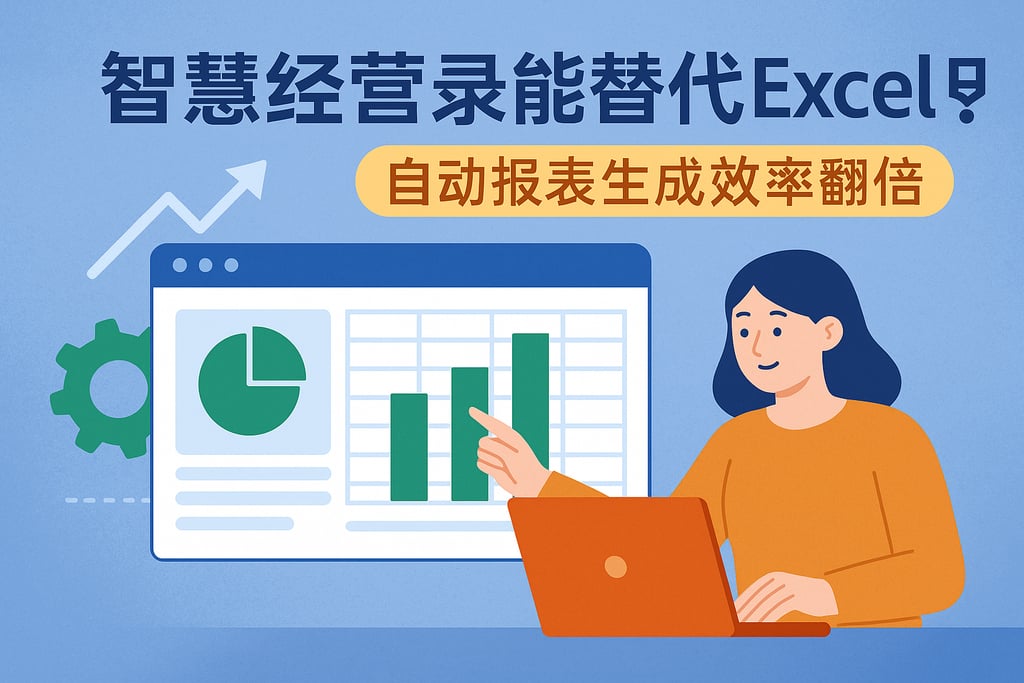 智慧经营录能替代Excel吗？自动报表生成效率翻倍