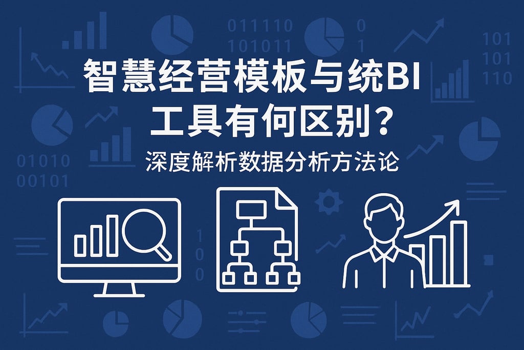 智慧经营模板与传统BI工具有何区别？深度解析数据分析方法论