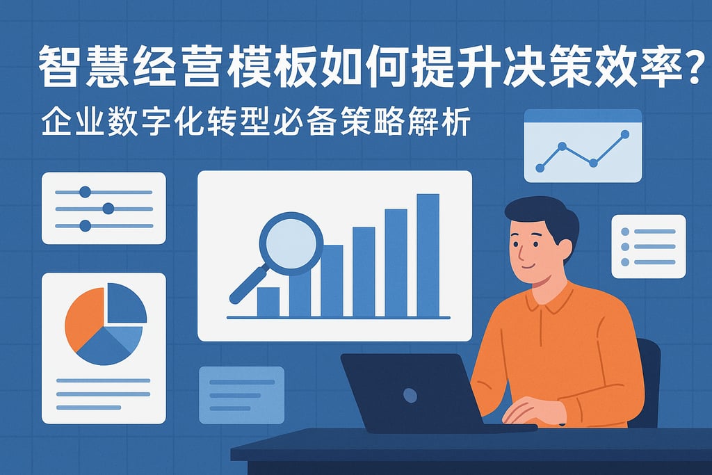智慧经营模板如何提升决策效率？企业数字化转型必备策略解析