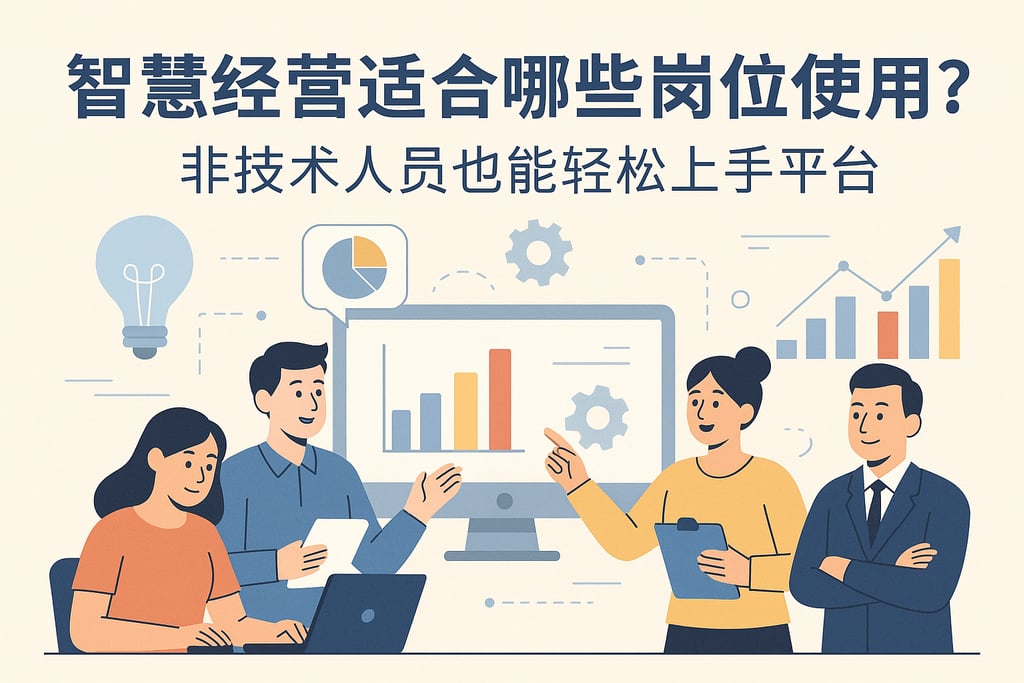 智慧经营适合哪些岗位使用？非技术人员也能轻松上手平台