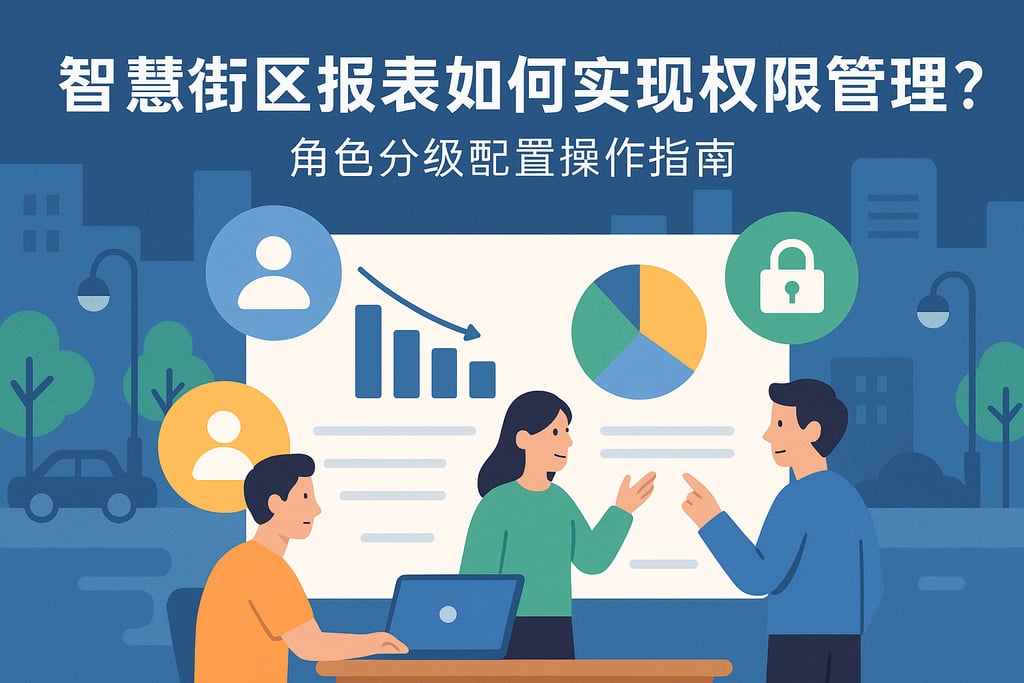 智慧街区报表如何实现权限管理？角色分级配置操作指南