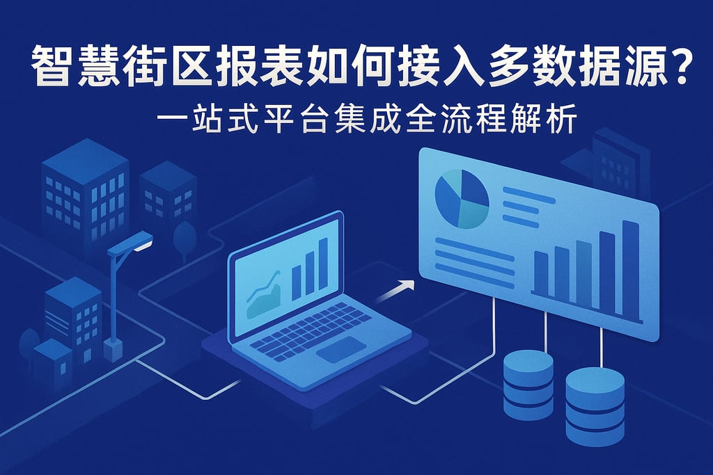 智慧街区报表如何接入多数据源？一站式平台集成全流程解析