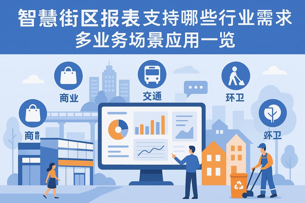 智慧街区报表支持哪些行业需求？多业务场景应用一览