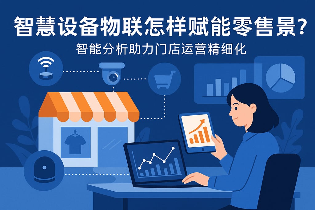 智慧设备物联怎样赋能零售场景？智能分析助力门店运营精细化