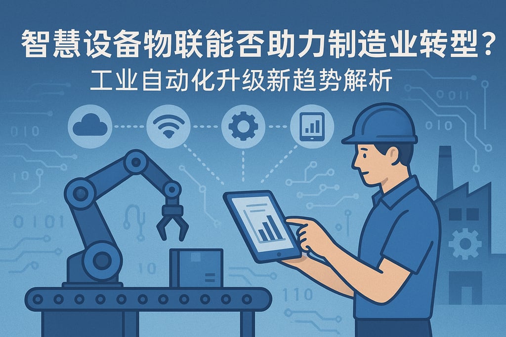 智慧设备物联能否助力制造业转型？工业自动化升级新趋势解析