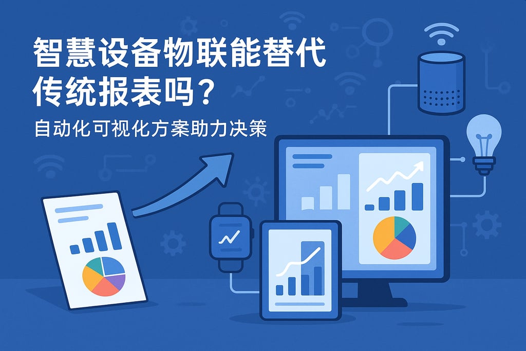 智慧设备物联能替代传统报表吗？自动化可视化方案助力决策