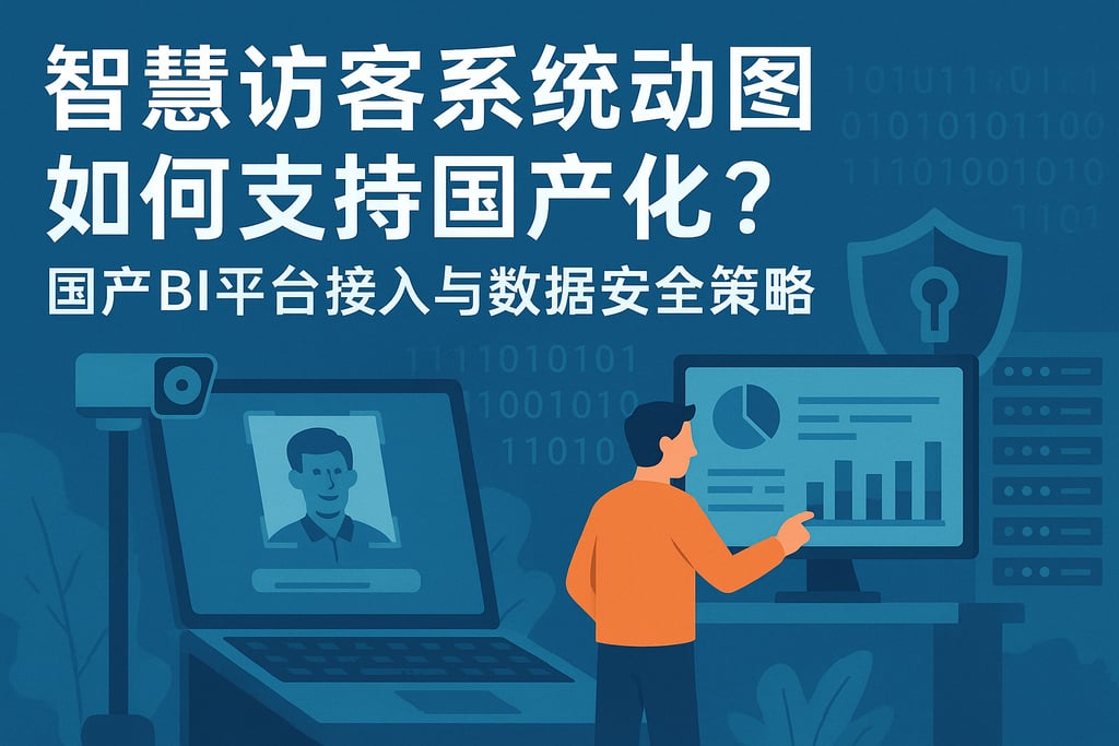 智慧访客系统动图如何支持国产化？国产BI平台接入与数据安全策略