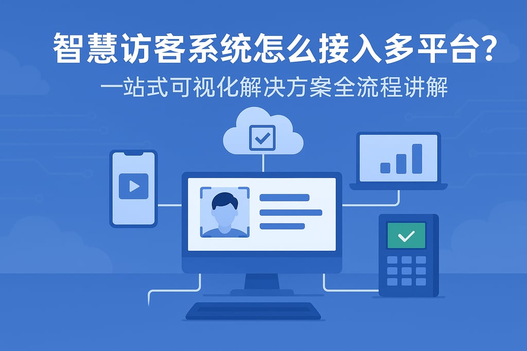 智慧访客系统动图怎么接入多平台？一站式可视化解决方案全流程讲解