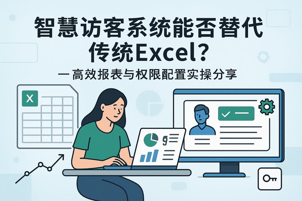 智慧访客系统动图能否替代传统Excel？高效报表与权限配置实操分享