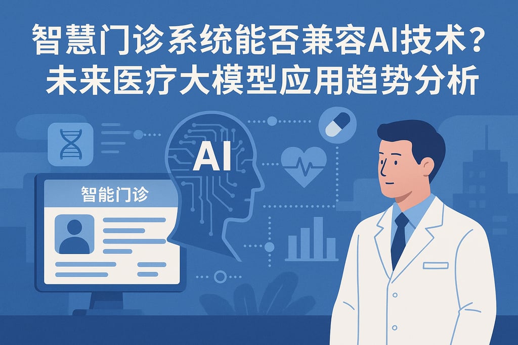 智慧门诊系统能否兼容AI技术？未来医疗大模型应用趋势分析