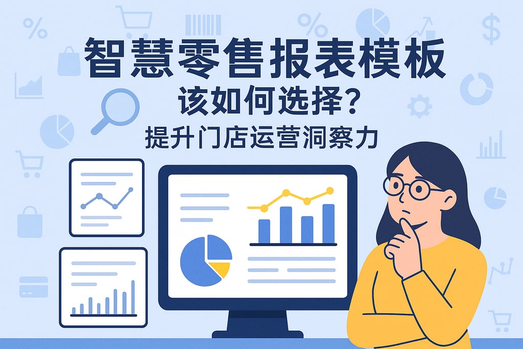 智慧零售报表模板该如何选择？提升门店运营洞察力