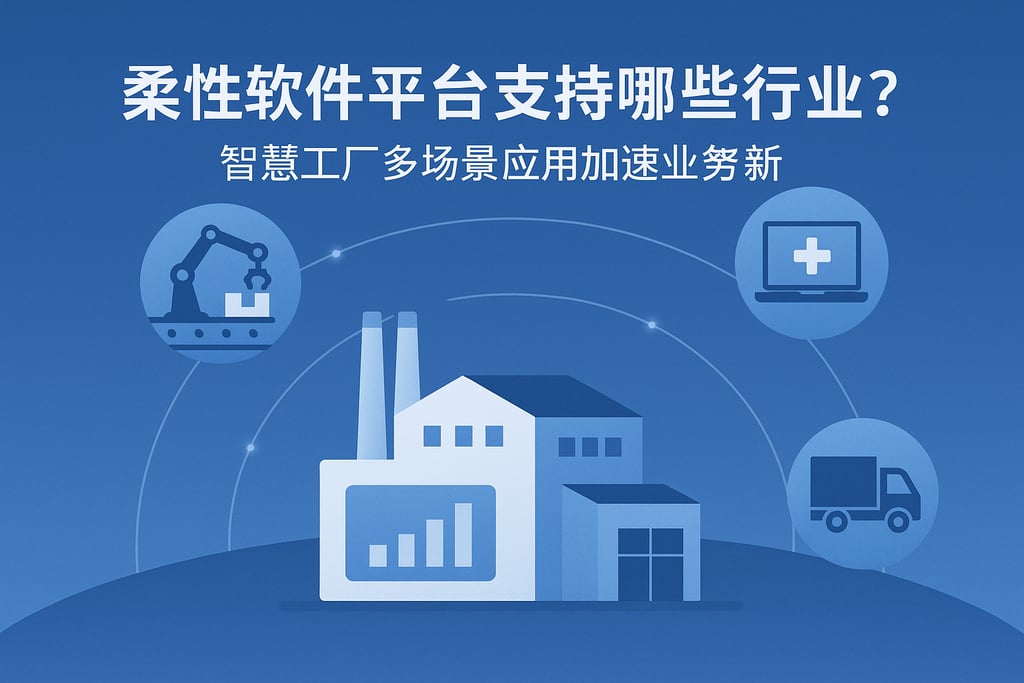 柔性软件平台支持哪些行业？智慧工厂多场景应用加速业务创新