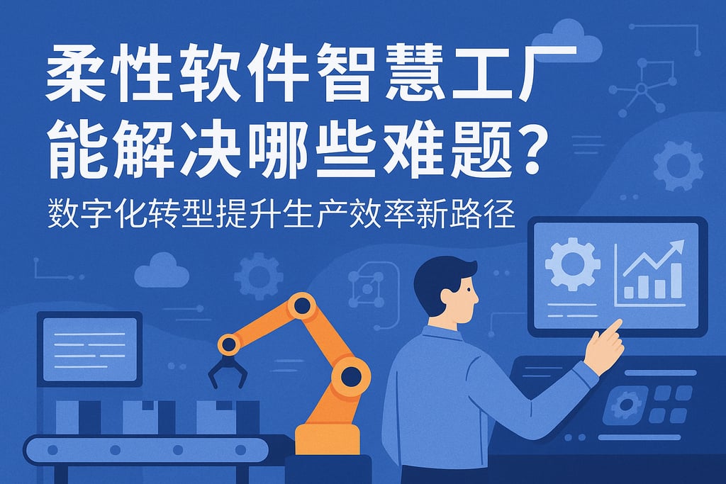 柔性软件智慧工厂能解决哪些难题？数字化转型提升生产效率新路径