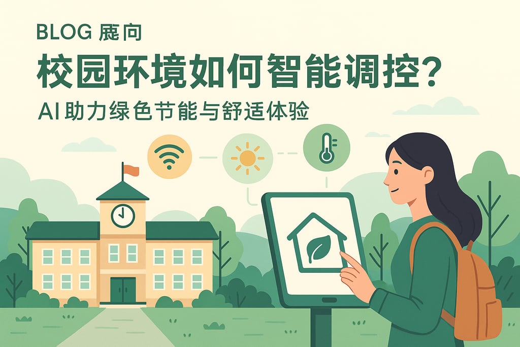 校园环境如何智能调控？AI助力绿色节能与舒适体验