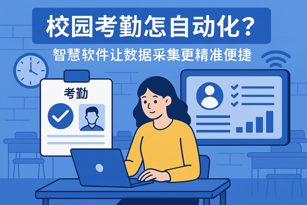 校园考勤怎自动化？智慧软件让数据采集更精准便捷
