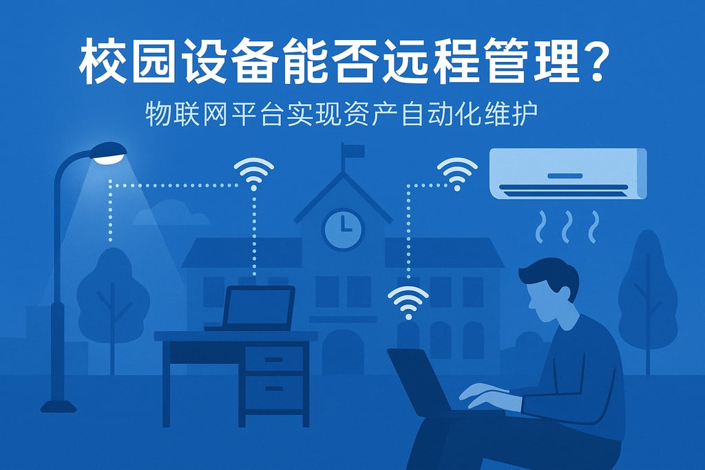 校园设备能否远程管理？物联网平台实现资产自动化维护