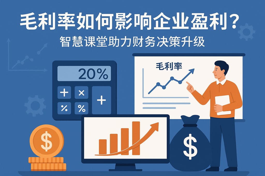 毛利率如何影响企业盈利？智慧课堂助力财务决策升级