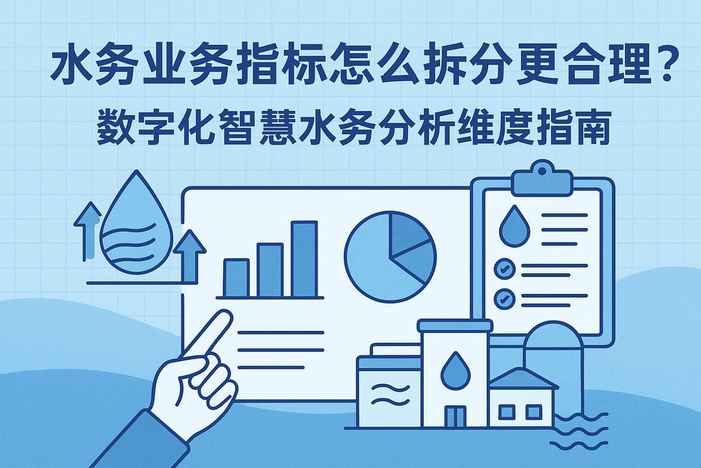 水务业务指标怎么拆分更合理？数字化智慧水务分析维度指南