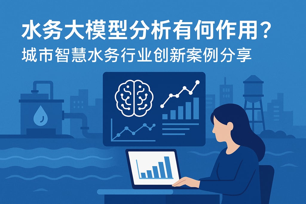 水务大模型分析有何作用？城市智慧水务行业创新案例分享