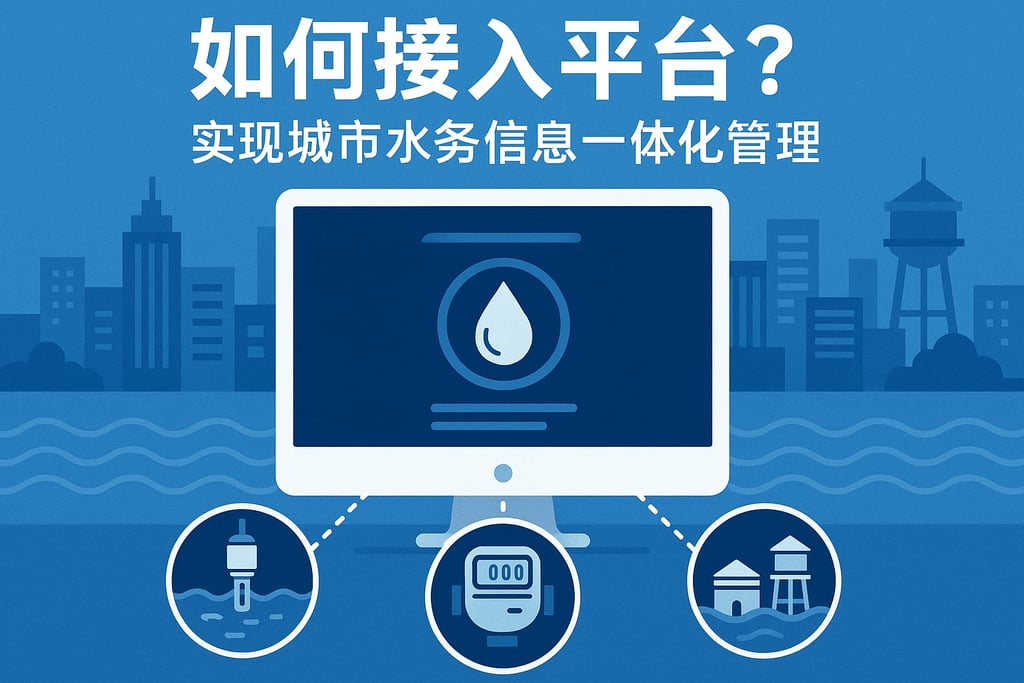 水务数据源如何接入平台？实现城市水务信息一体化管理