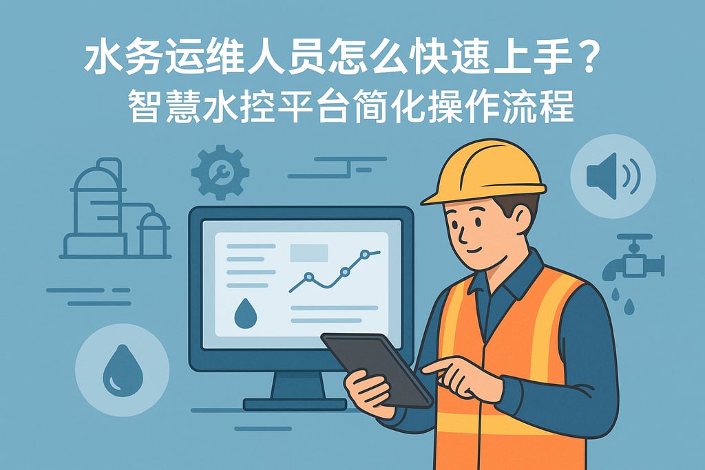 水务运维人员怎么快速上手？智慧水控平台简化操作流程