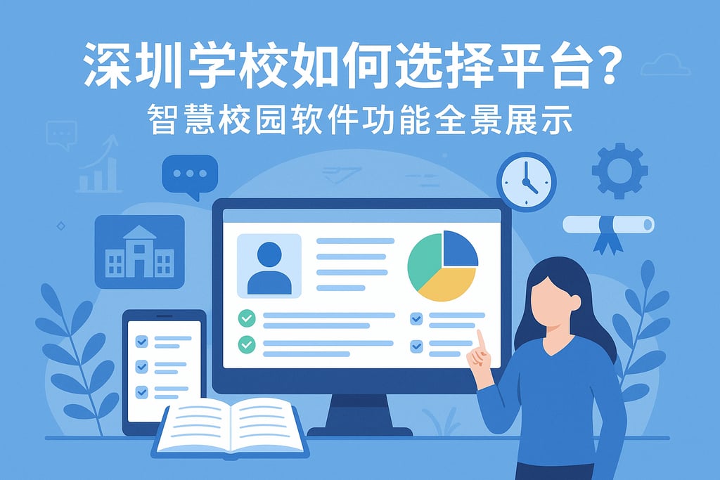深圳学校如何选择平台？智慧校园软件功能全景展示