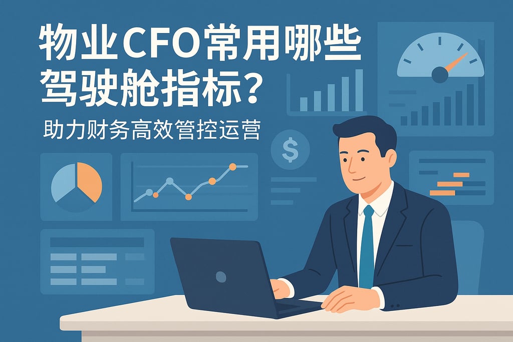 物业CFO常用哪些驾驶舱指标？助力财务高效管控运营