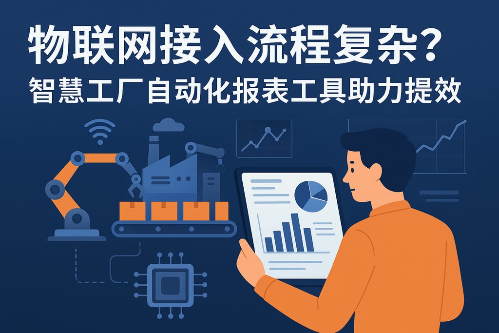 物联网接入流程是否复杂？智慧工厂自动化报表工具助力提效