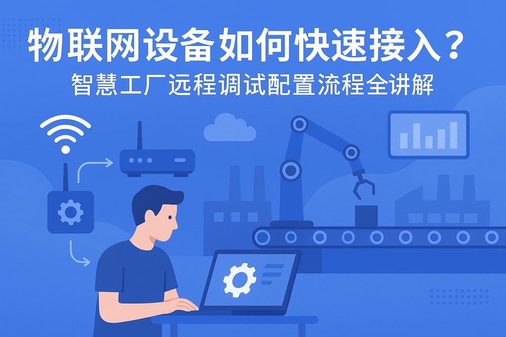 物联网设备如何快速接入？智慧工厂远程调试配置流程全讲解