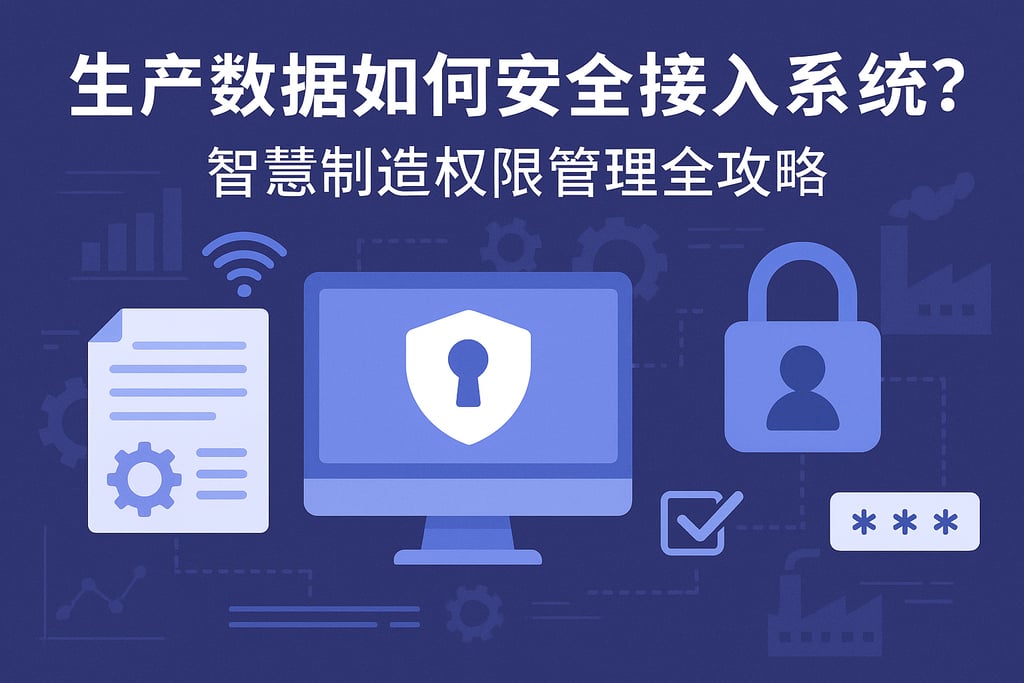 生产数据如何安全接入系统？智慧制造权限管理全攻略