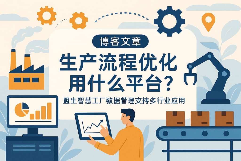 生产流程优化用什么平台？盟生智慧工厂数据管理支持多行业应用
