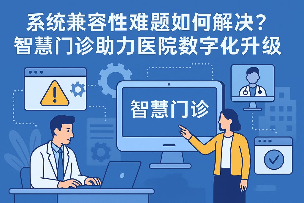 系统兼容性难题如何解决？智慧门诊助力医院数字化升级新体验