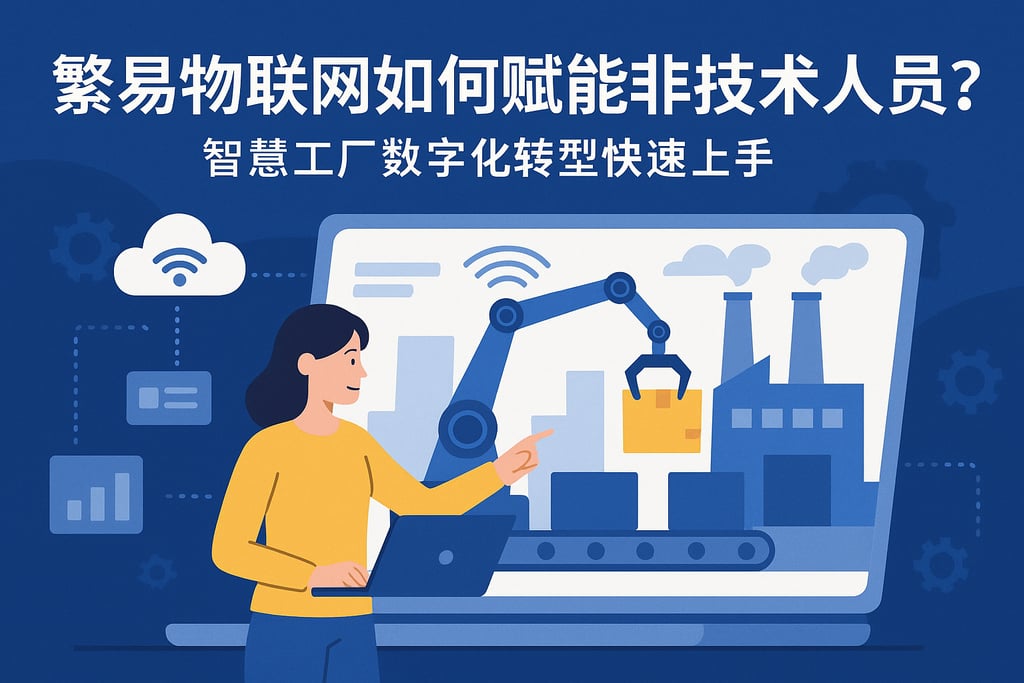 繁易物联网如何赋能非技术人员？智慧工厂数字化转型快速上手